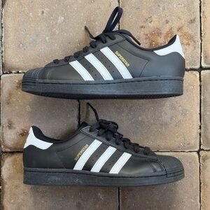 Adidas Superstar Black and White